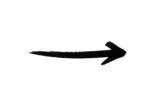 Arrow pointing to scroll